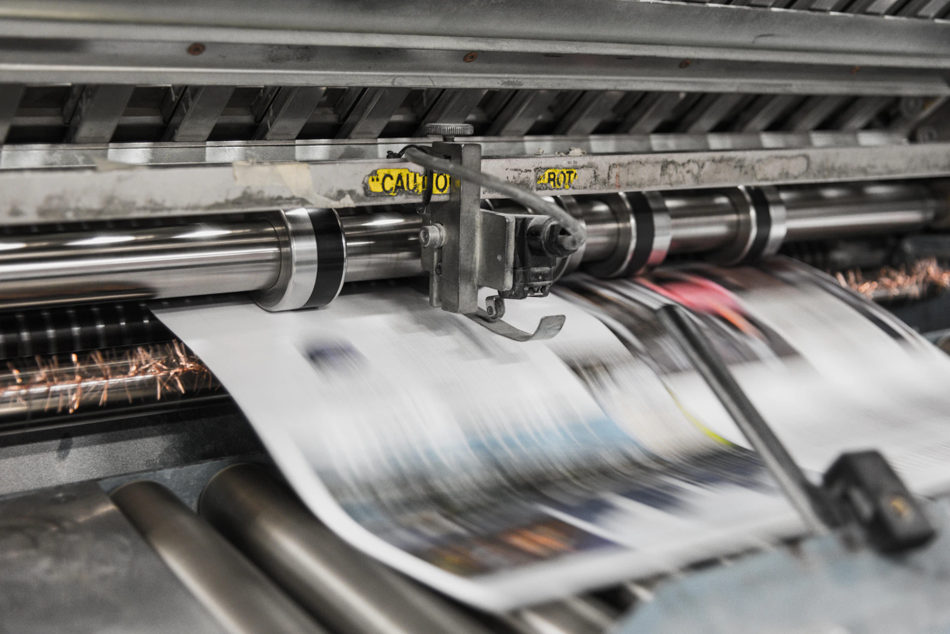 Rotativa per la stampa dei giornali